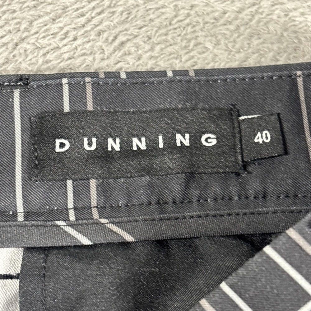 Dunning Golf Shorts Black Gray Plaid Fit Woven Performance Men's Size 40 - Picture 5 of 10